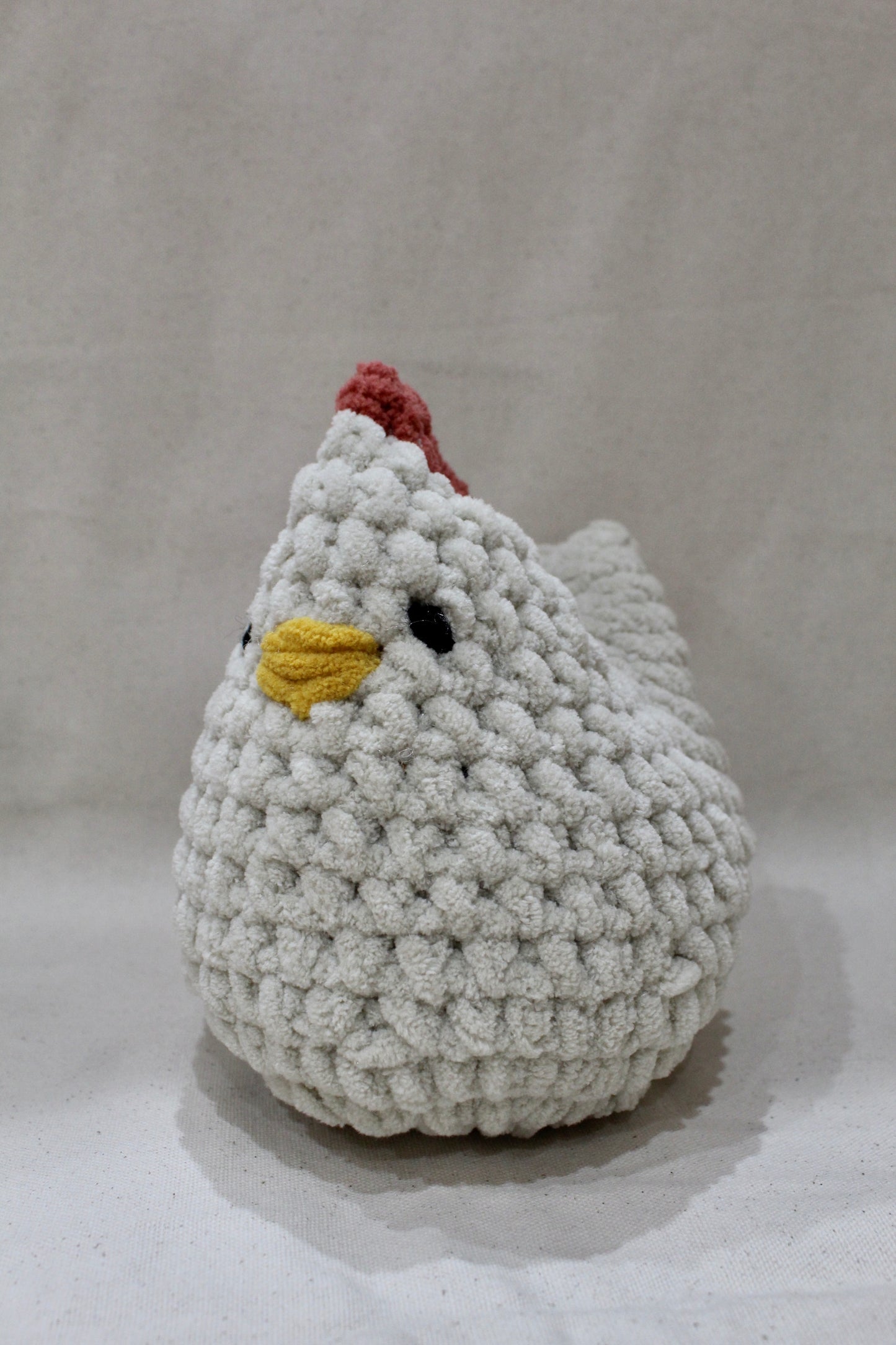 Large Crocheted Chicken - Tan