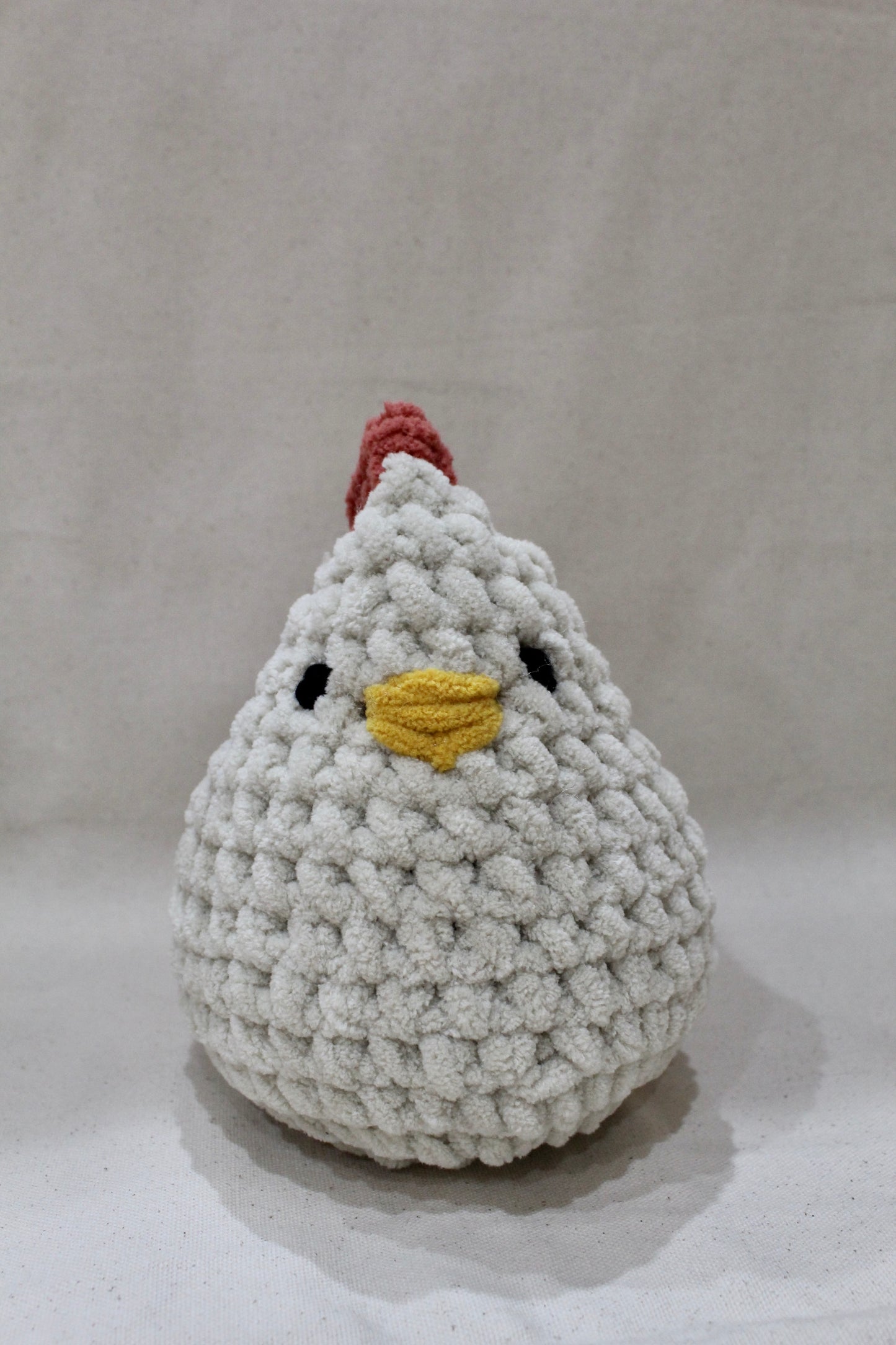 Large Crocheted Chicken - Tan