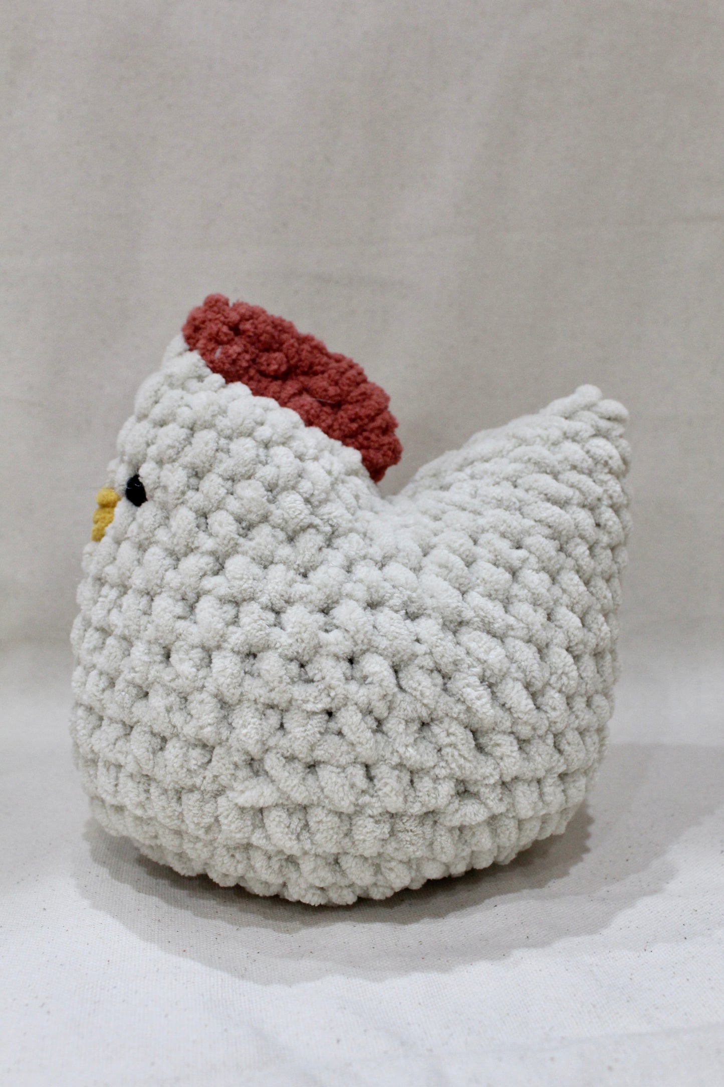 Large Crocheted Chicken - Tan