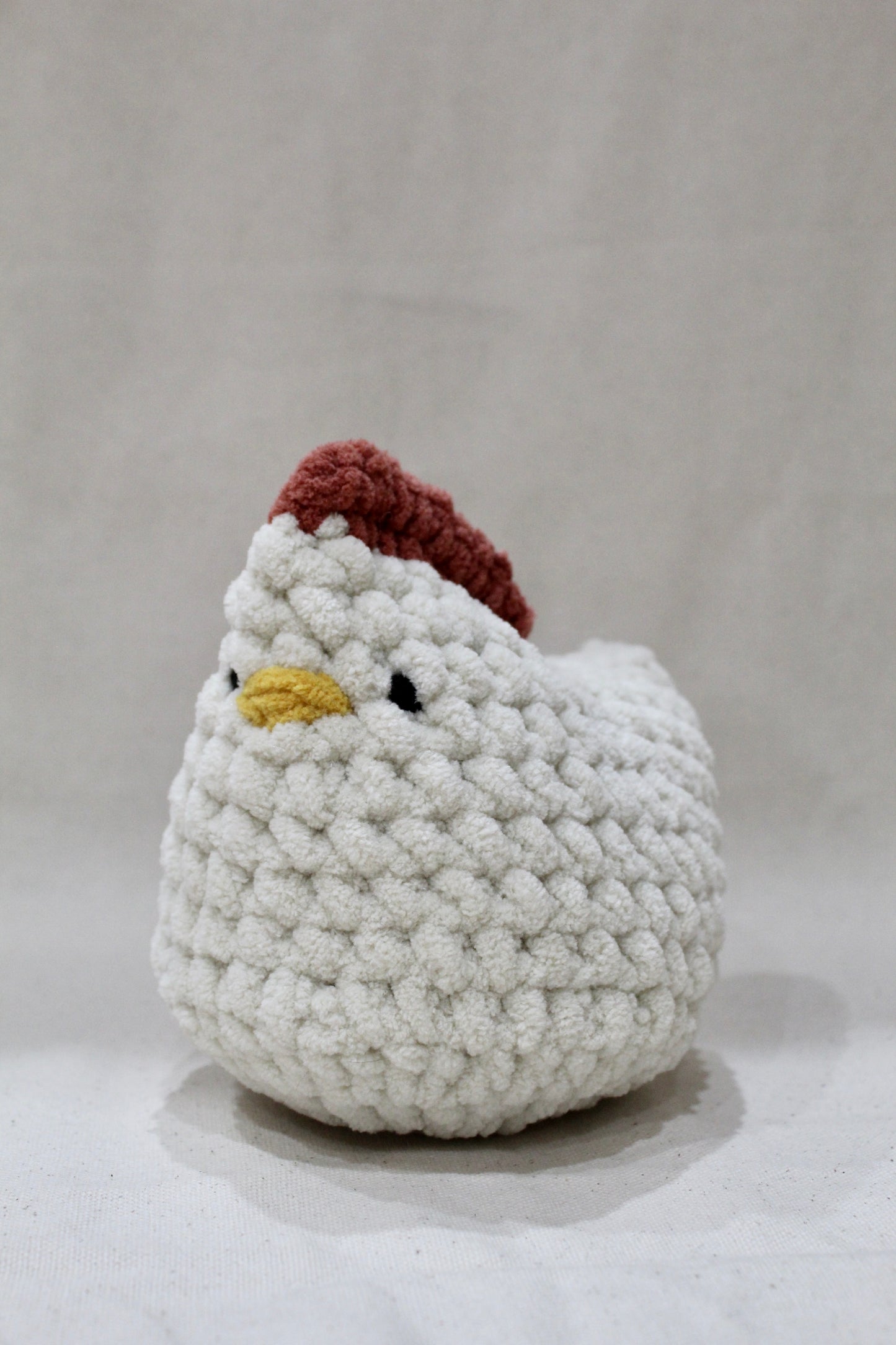 Small Crocheted Chicken - Tan