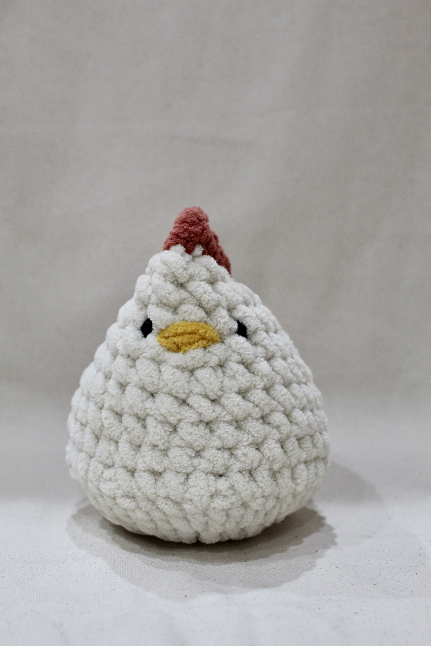 Small Crocheted Chicken - Tan
