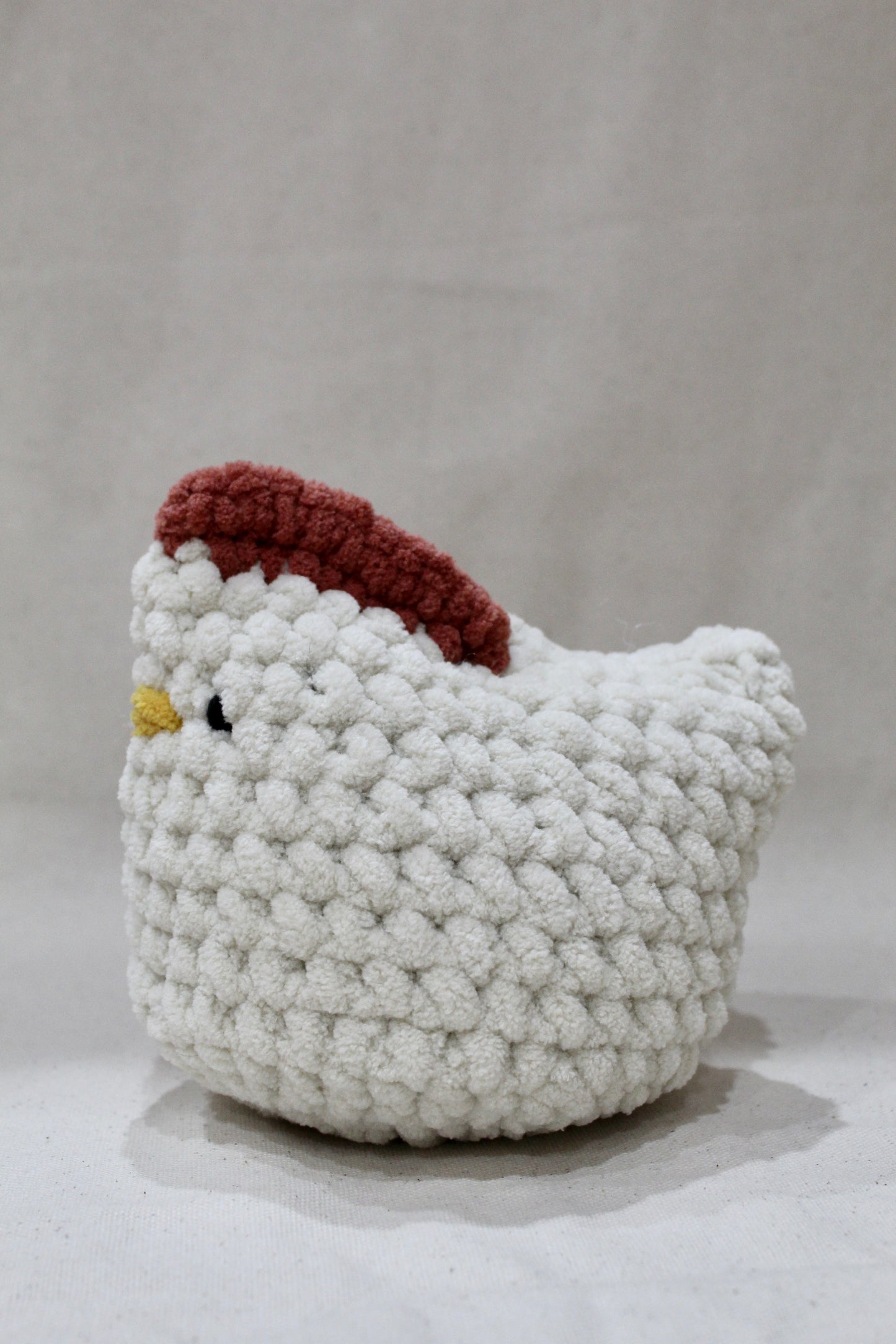 Small Crocheted Chicken - Tan