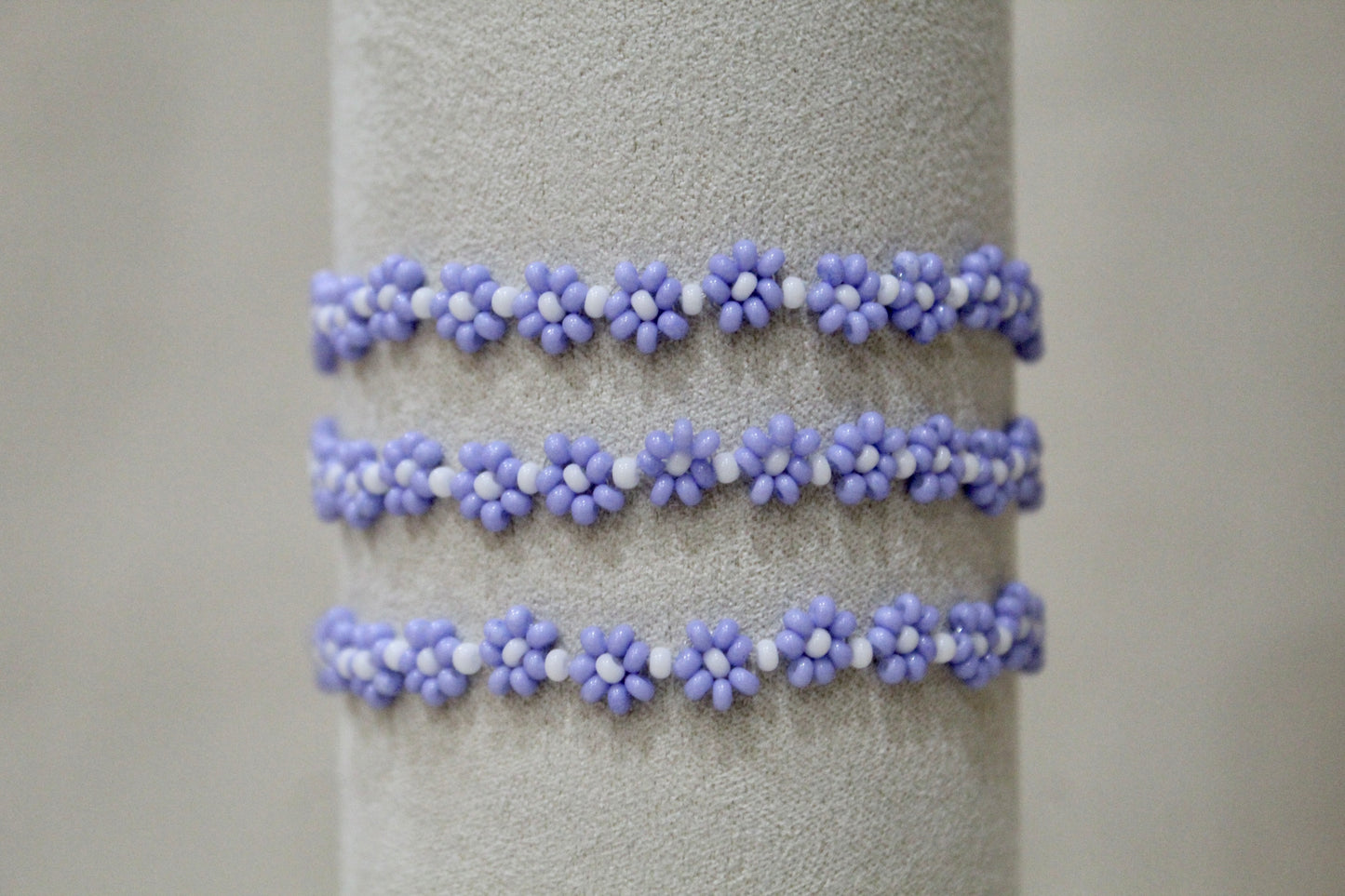 Purple Flower Bracelet