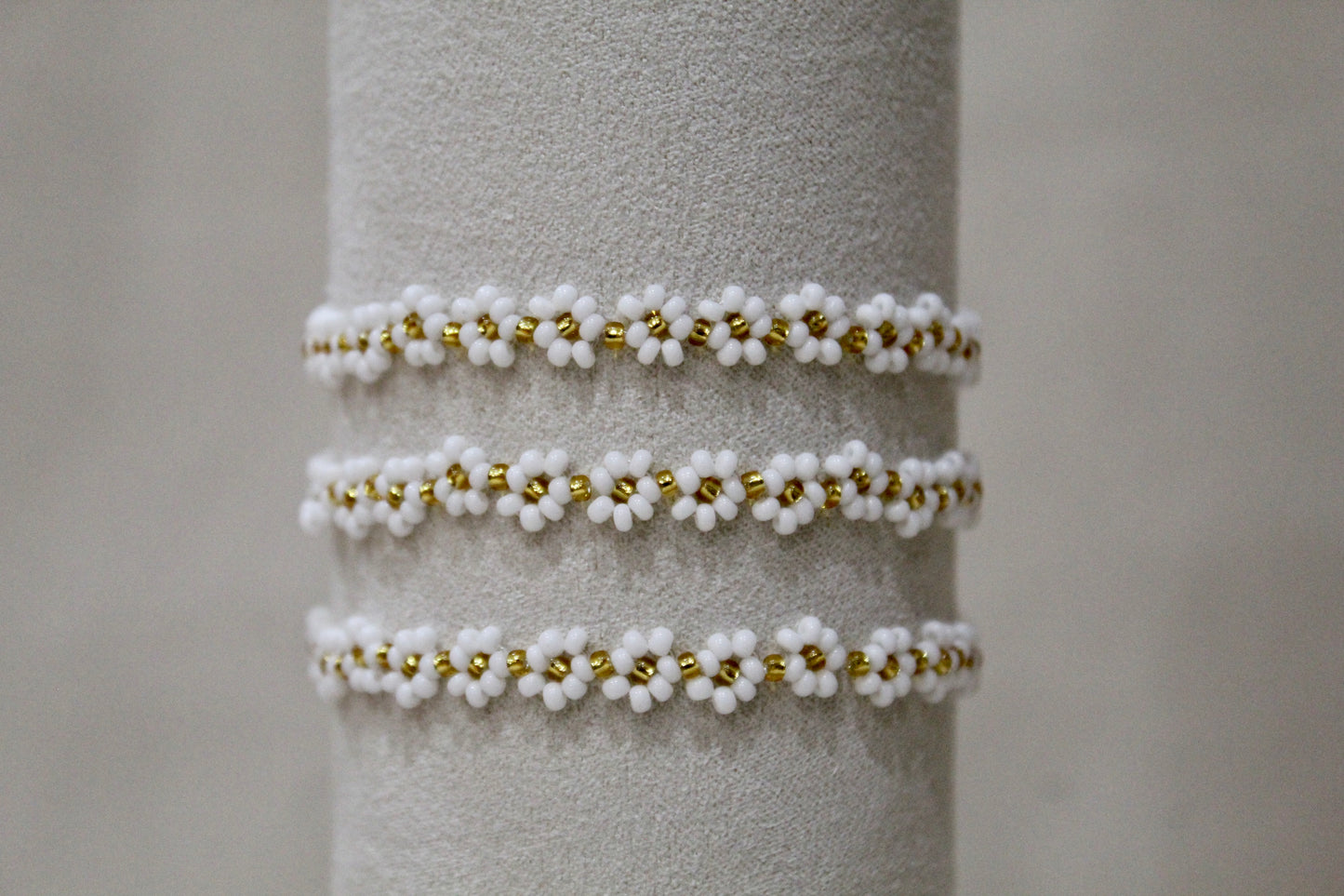 White Flower Bracelet