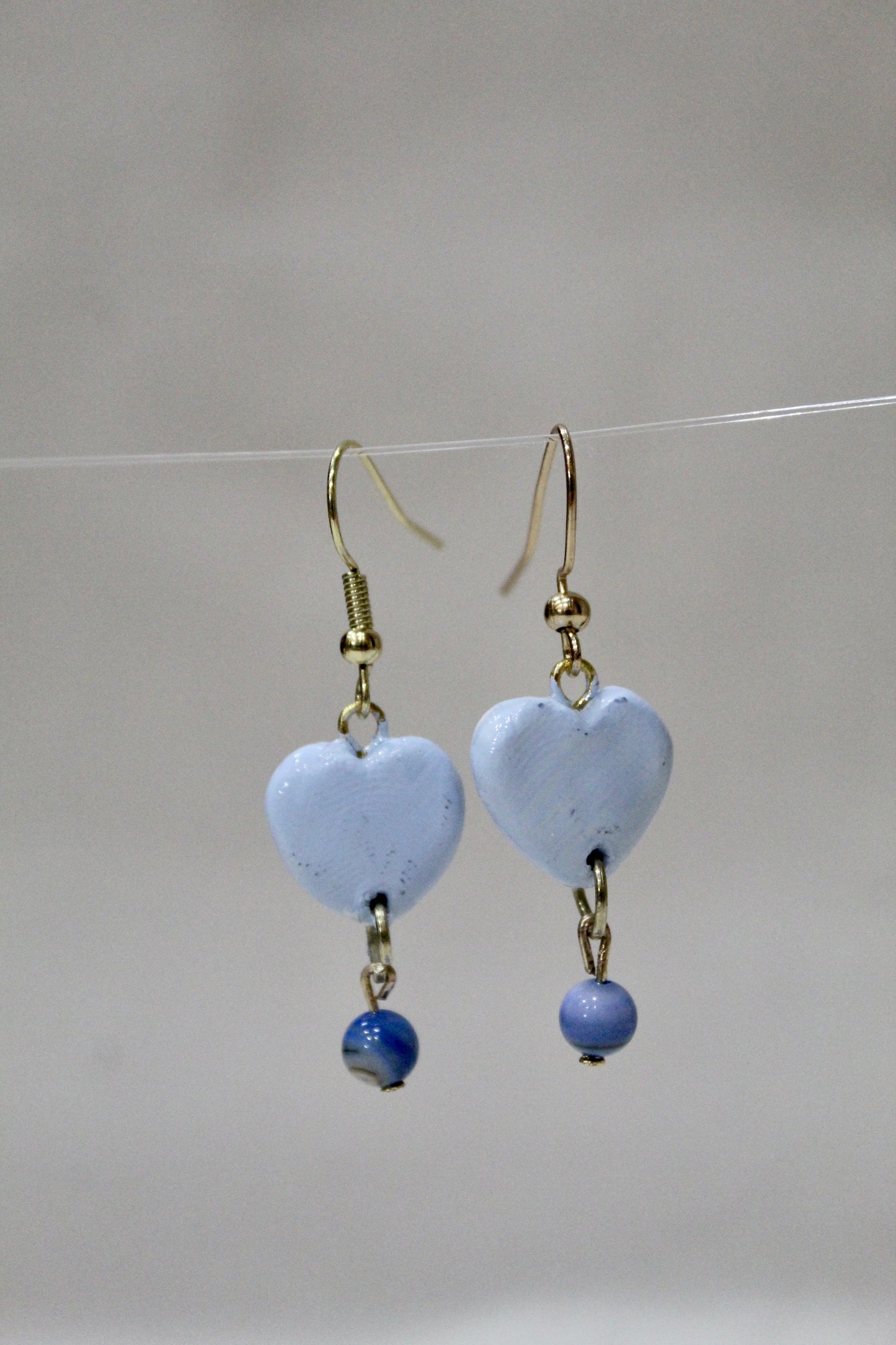 Heart Drop Earrings